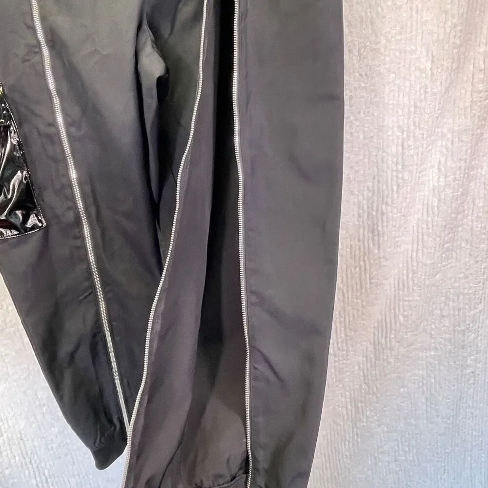 Nike Black Sportswear Icon Clash Woven Trousers Tracksuit Bottom Pant Size Large